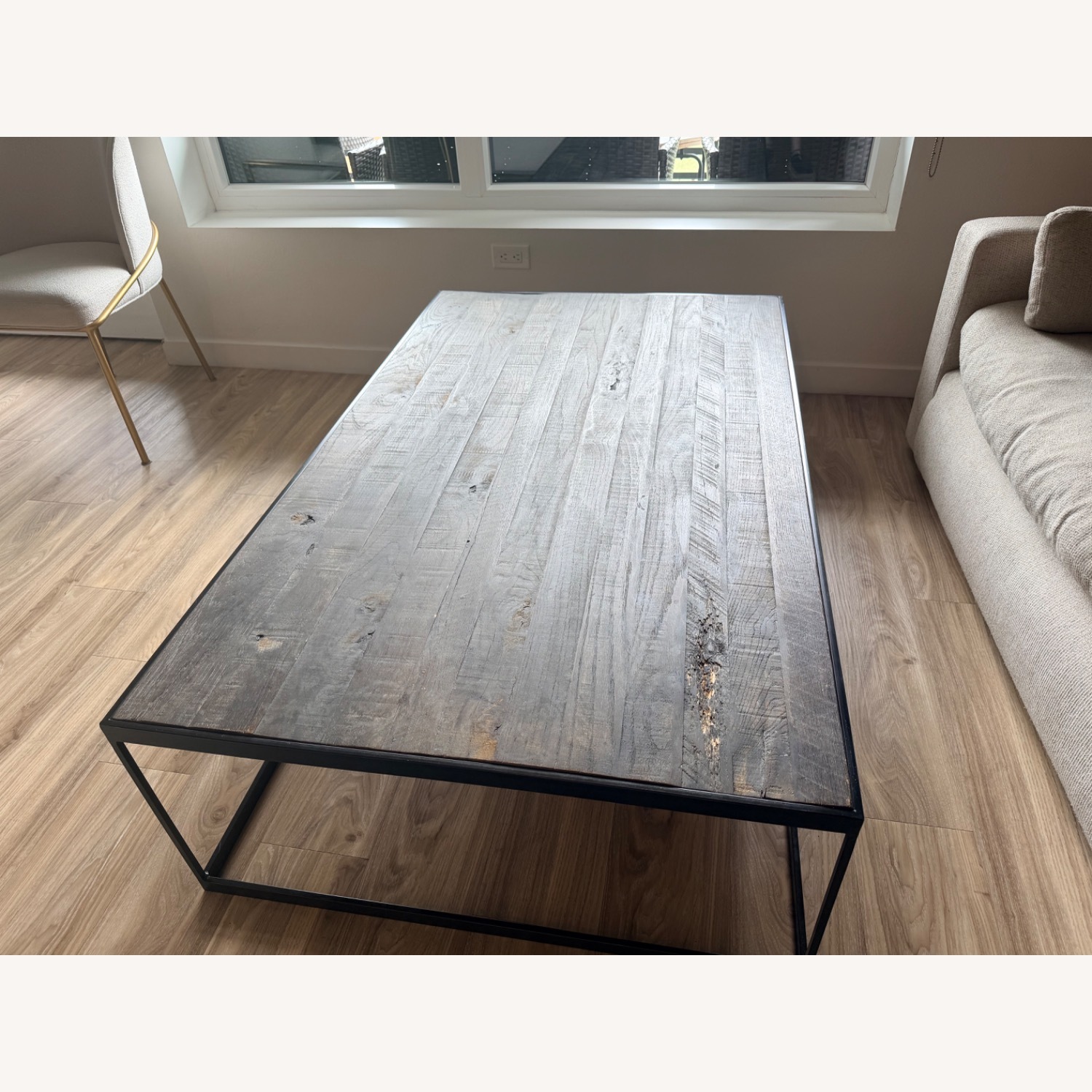 Vintage/Antique Dark Brown Coffee Table - image-2