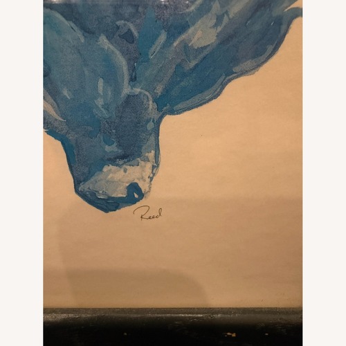 Used Michele Reed Artichoke Botanical Watercolor for sale on AptDeco