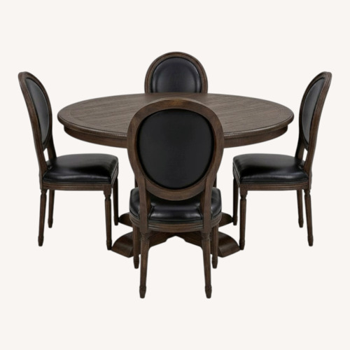 Used Restoration Hardware Monastery Dining Table Set for sale on AptDeco