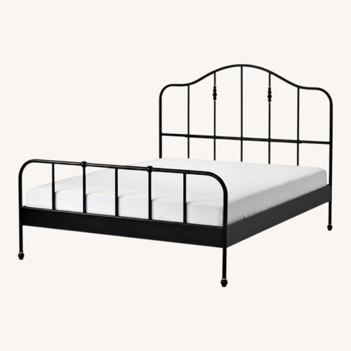 Used IKEA SAGSTUA Bed Frame Queen for sale on AptDeco