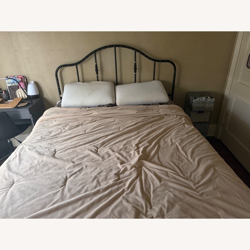 Used IKEA SAGSTUA Bed Frame Queen for sale on AptDeco