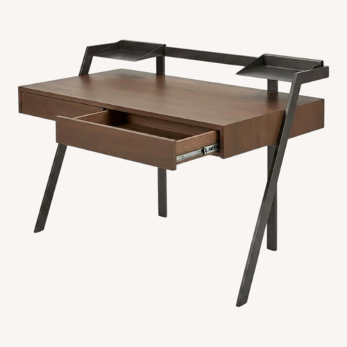 Used Bontempi Dark Brown Wood Desk for sale on AptDeco