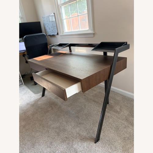 Used Bontempi Dark Brown Wood Desk for sale on AptDeco
