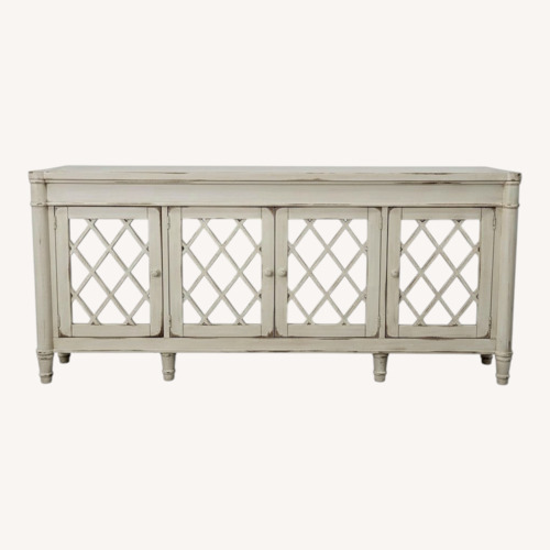 Used Distressed Wood Credenza for sale on AptDeco