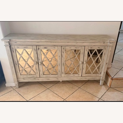 Used Distressed Wood Credenza for sale on AptDeco