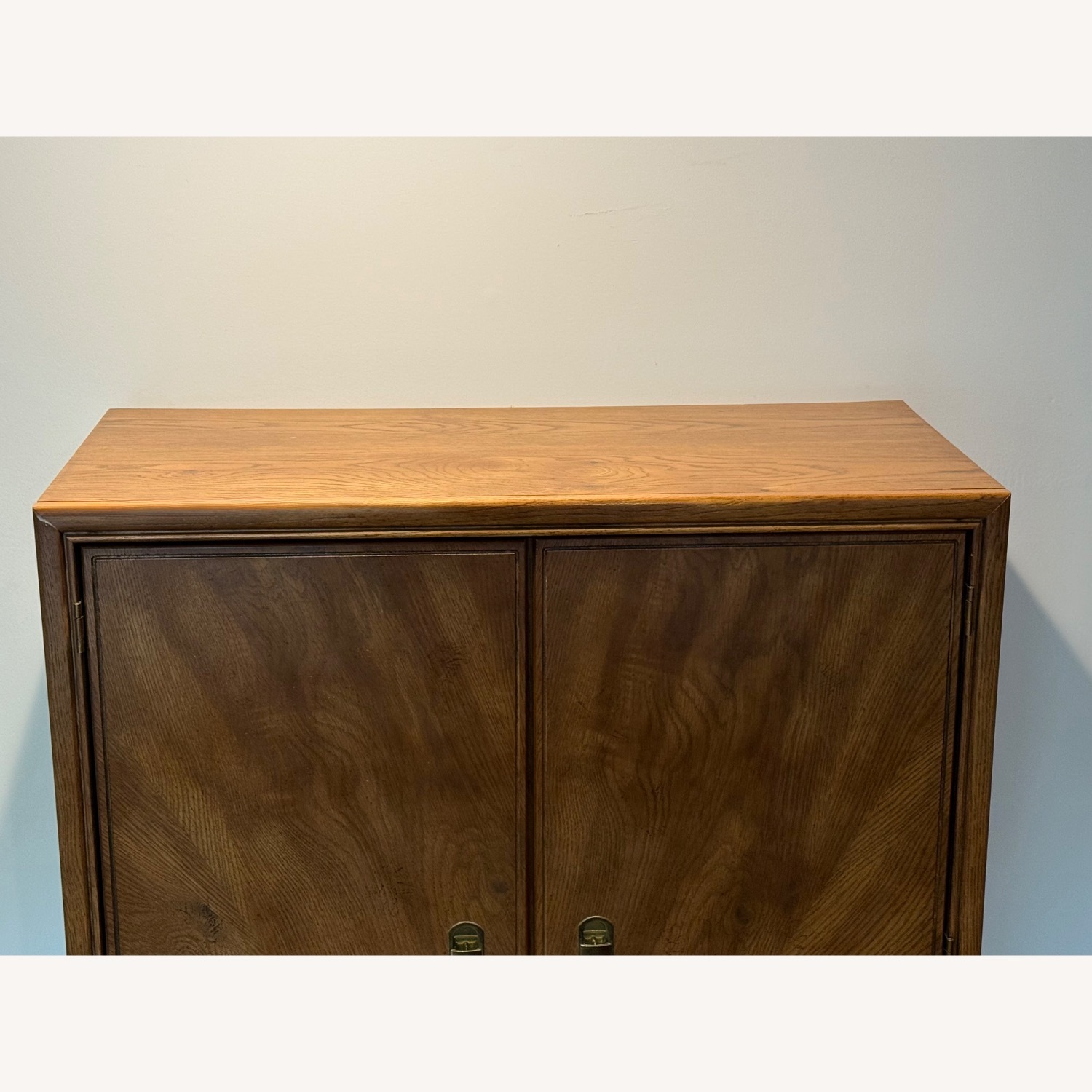 Vintage/Antique Light Brown Armoire - image-5