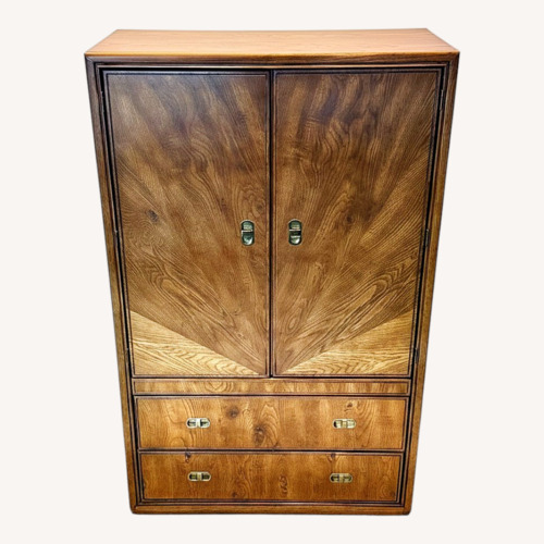 Used Vintage/Antique Light Brown Armoire for sale on AptDeco