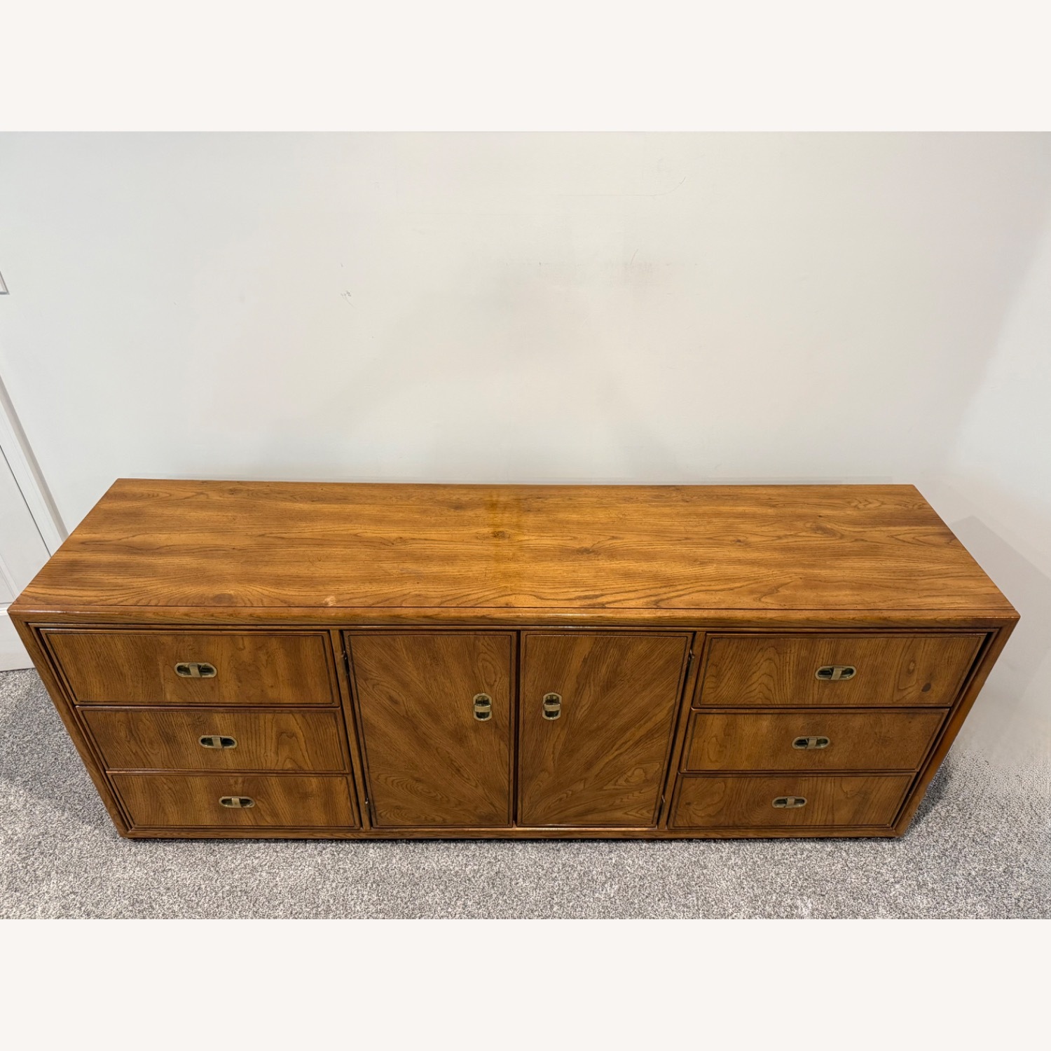 Vintage Wood Dresser - image-5