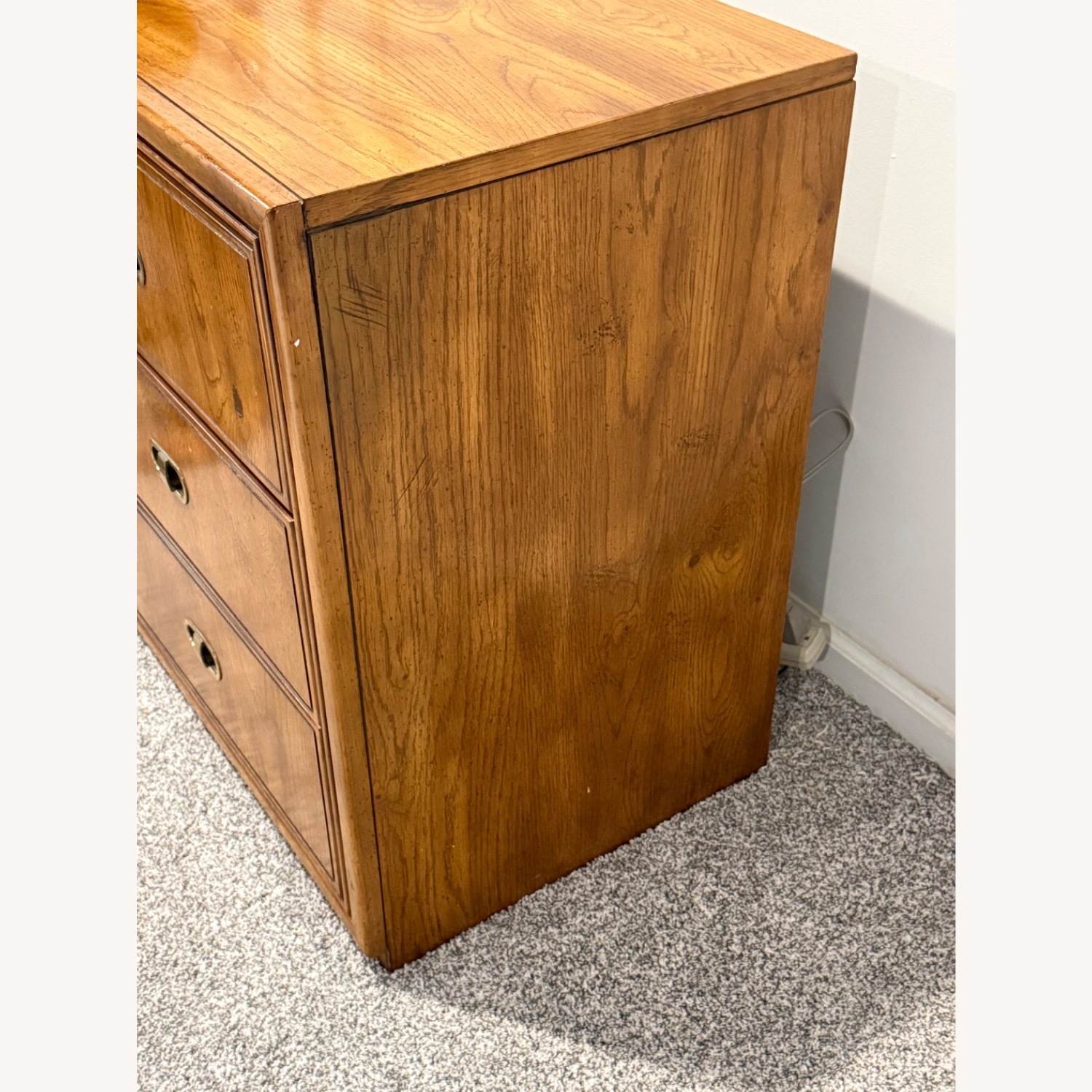Vintage Wood Dresser - image-2