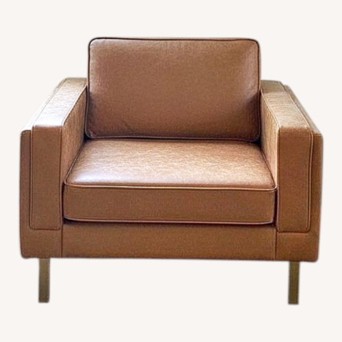 Used Albany Park Armchair & Ottoman for sale on AptDeco