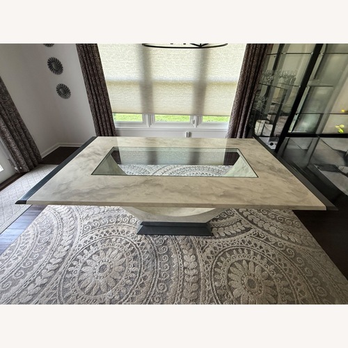Used Extendable Dining Table Seats 8-12 People for sale on AptDeco