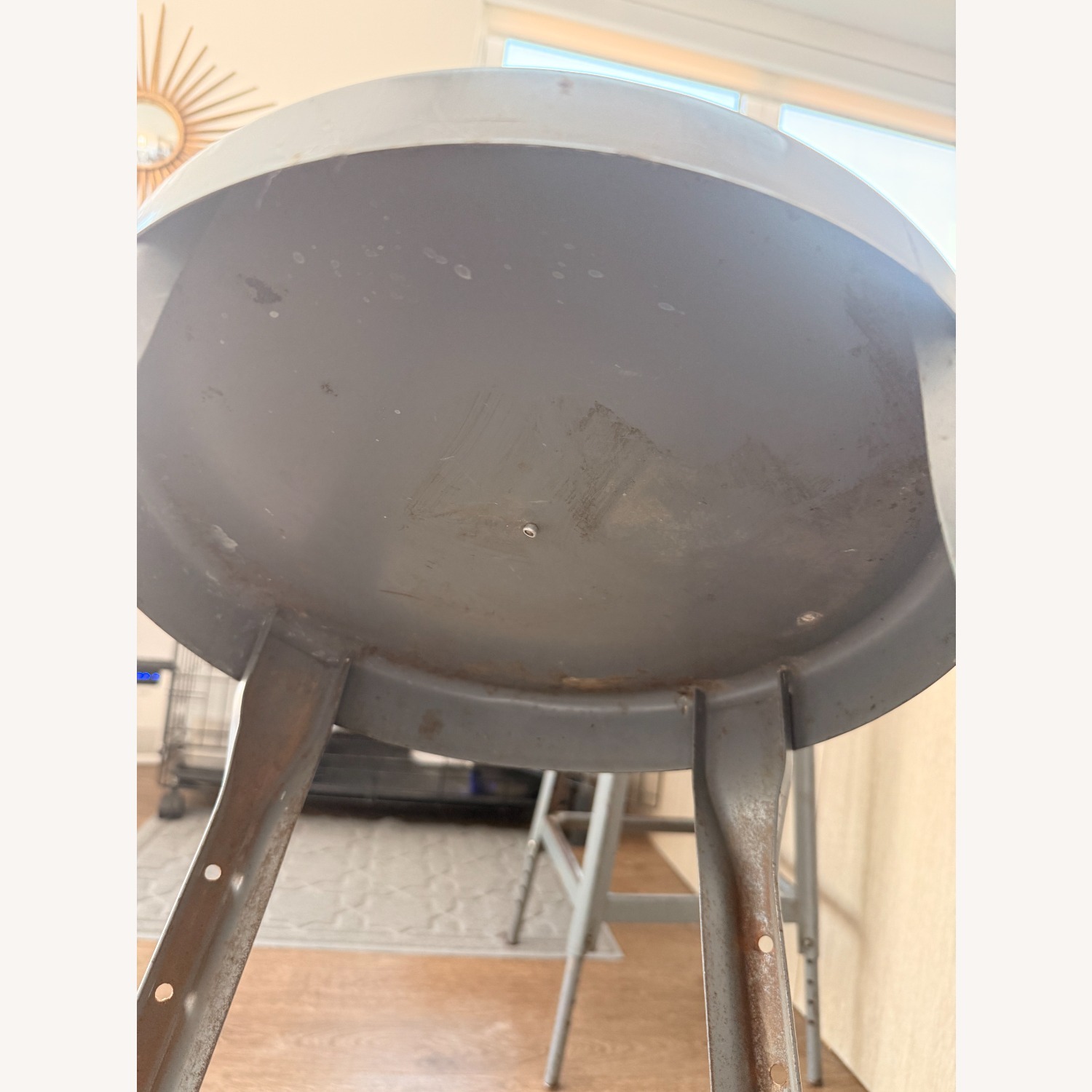 Matched Pair Vintage Metal Draft Stools from NASA - image-10