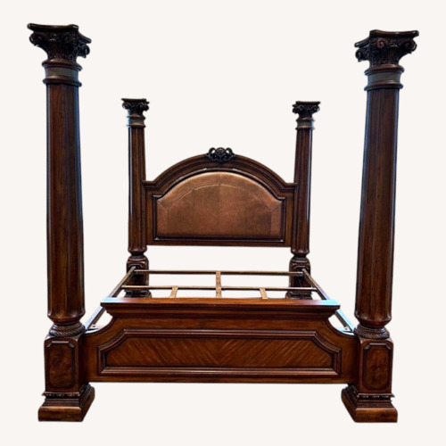 Used Regal 4 poster King Bed for sale on AptDeco