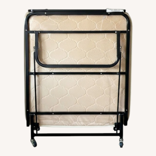 Used Natural Metal Twin Bed for sale on AptDeco