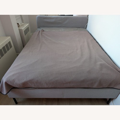 Used IKEA Slattum Dark Gray Full Bed for sale on AptDeco