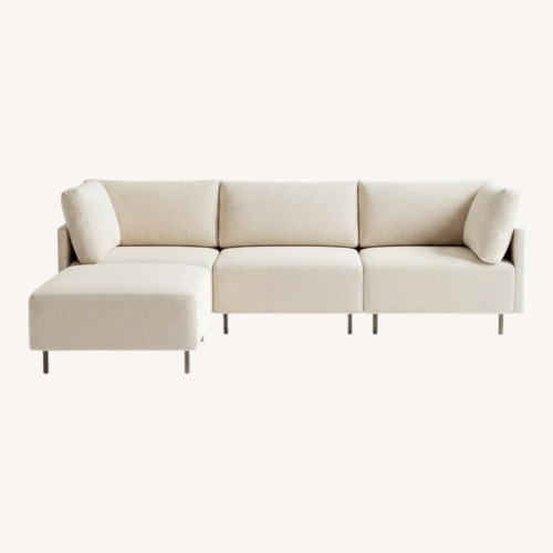Used 108'' L Shaped Modular Sectional Couch Set - L Shape Modern Convertible Sofa Couch for sale on AptDeco