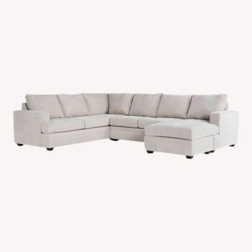 Used Living Spaces Light Brown 3+ Piece Sectional for sale on AptDeco