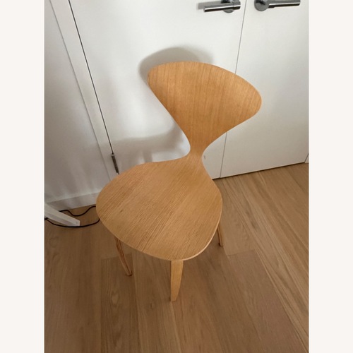 Used Amazon Oak Wood Dining Chair for sale on AptDeco