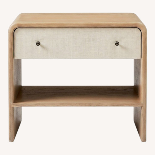 Used West Elm Modern Waterfall Nightstand 26" for sale on AptDeco