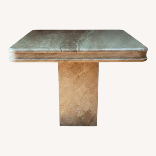 Used Natural Marble Side Table for sale on AptDeco