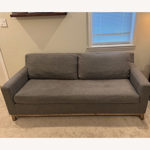 Used Mcm Style Dark Gray Fabric Sleeper Sofa for sale on AptDeco