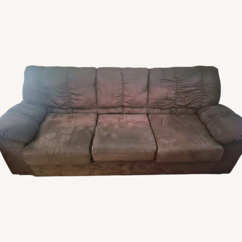 Used Dark Brown Fabric 3+ Seater Sofa for sale on AptDeco