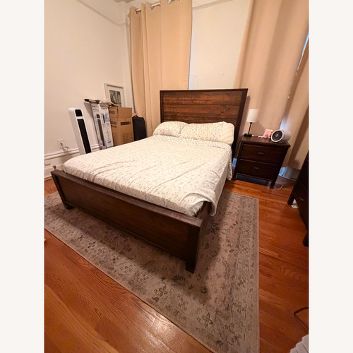 Used Wooden Bedframe for sale on AptDeco