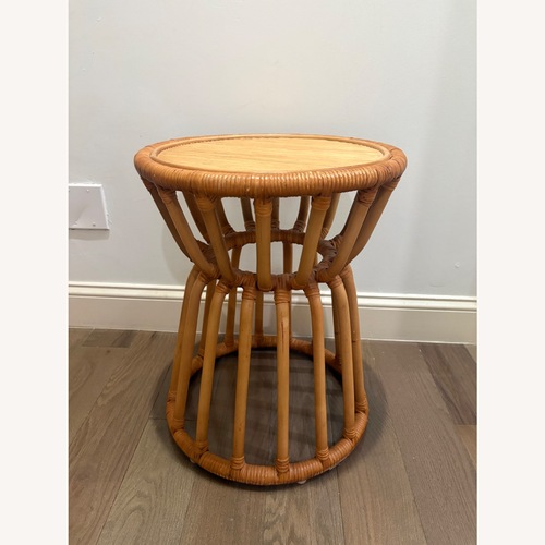 Used Crate & Barrel Kids Rattan Nightstand for sale on AptDeco