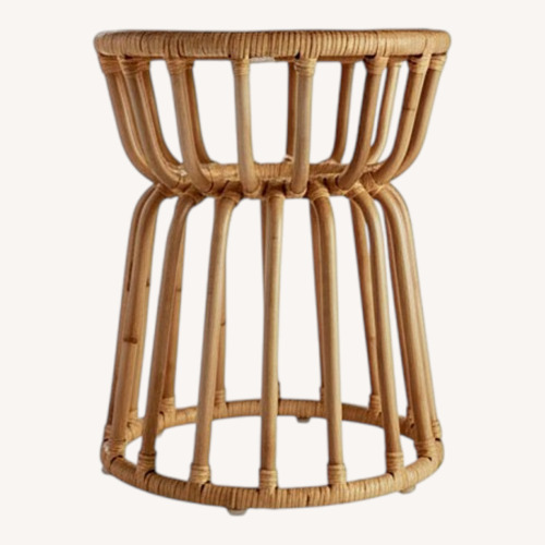 Used Crate & Barrel Kids Rattan Nightstand for sale on AptDeco