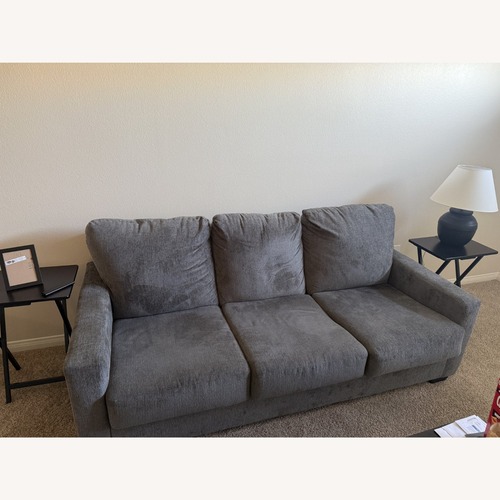 Used Ashley Furniture Rannis Queen Sleeper Sofa - Pewter Gray for sale on AptDeco
