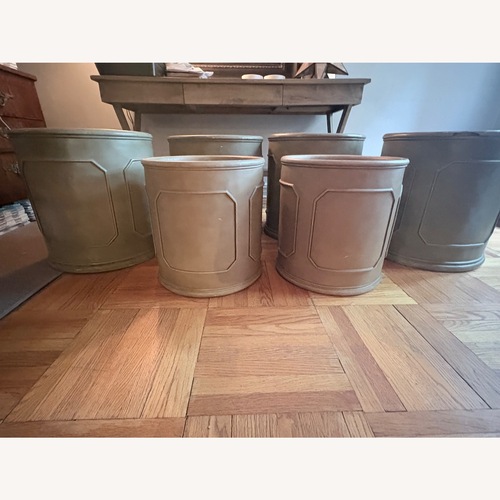 Used Ballard Designs Green Planters for sale on AptDeco