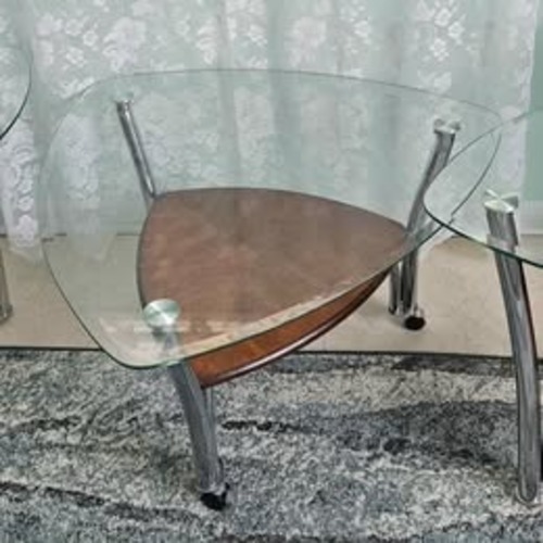 Used Coffee Table with 2 Side Tables for sale on AptDeco