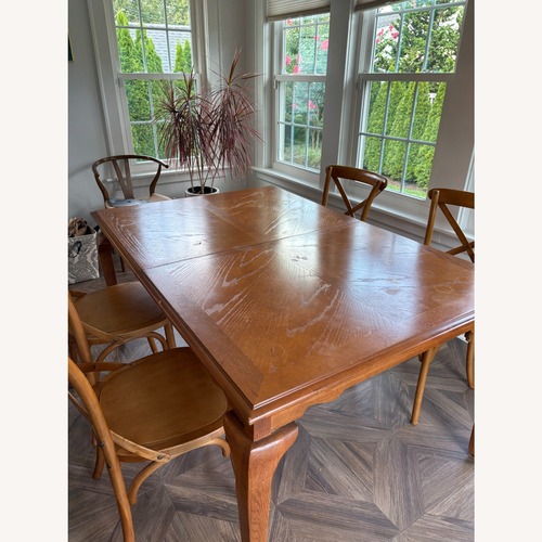 Used Vintage/Antique Finds Light Brown Dining Table for sale on AptDeco