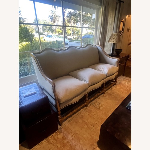 Used Antique Sofa with Turned Legs for sale on AptDeco