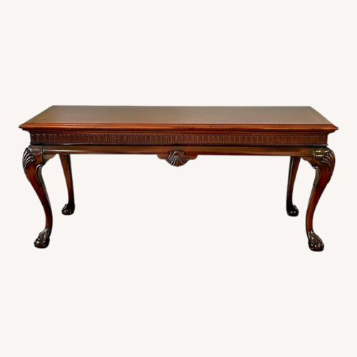 Used John Widdicomb Mahogany Queen Anne Console Table for sale on AptDeco