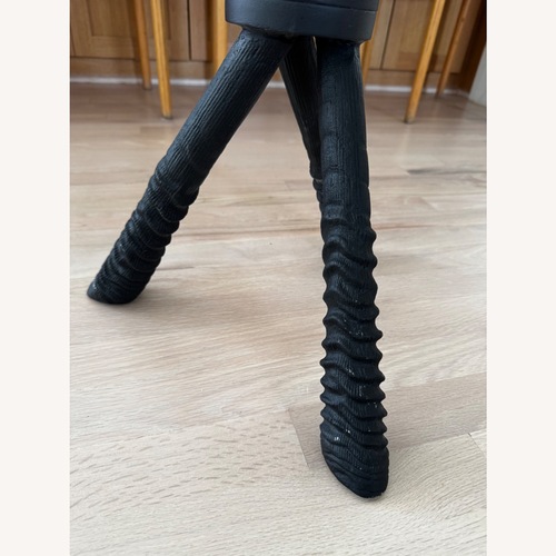Used West Elm Source Oryx Black Metal Side Table for sale on AptDeco