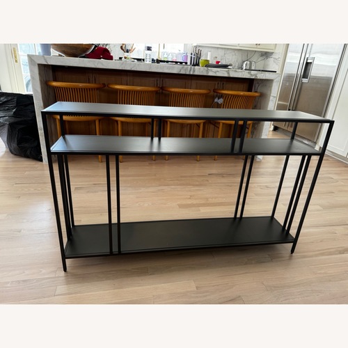 Used West Elm Black Metal Sideboard for sale on AptDeco