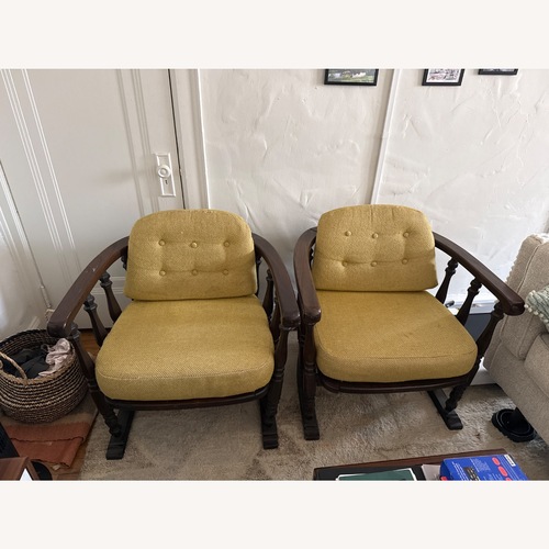 Used Barrel Chair Set for sale on AptDeco