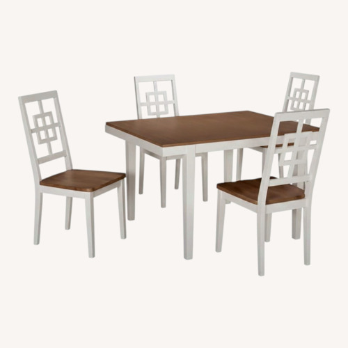 Used Light Brown Wood Dining Table for sale on AptDeco