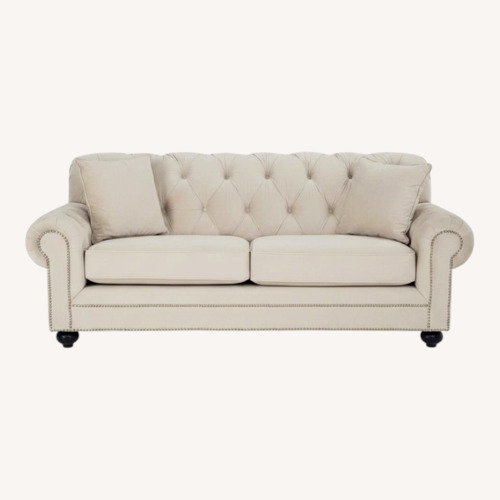 Used Bob’s Victoria Tufted Back Sofa for sale on AptDeco