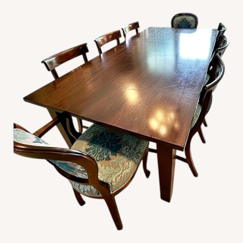Used Vintage Dining Room Set with 8 Chairs for sale on AptDeco