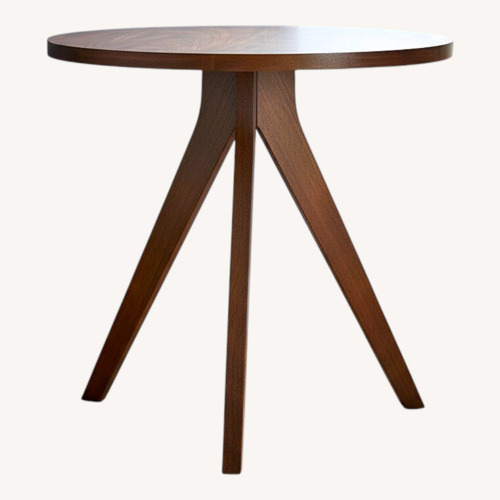 Used West Elm Walnut Tripod Dining Table for sale on AptDeco