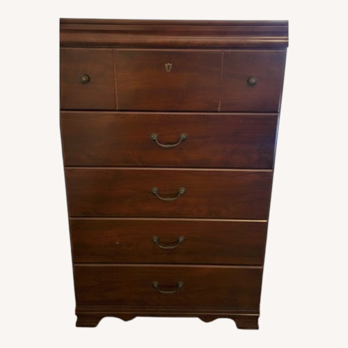 Used Dark Brown Wood Dresser for sale on AptDeco