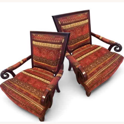 Used Vintage/Antique Dark Brown Armchair for sale on AptDeco