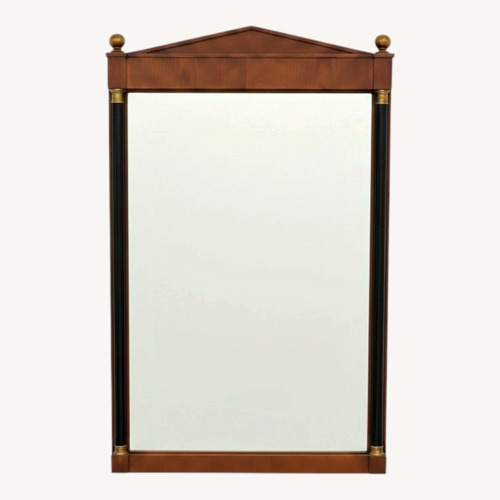 Used Henredon Dark Brown Wood Wall Mirror for sale on AptDeco