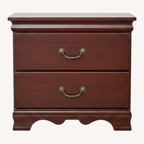 Used Dark Brown Wood Nightstand for sale on AptDeco