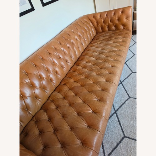 Used Four Hands Williams Leather Sofa 90" for sale on AptDeco