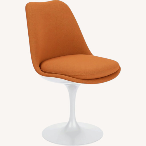 Used Eero Saarinen White Tulip Dining Chairs for Knoll for sale on AptDeco