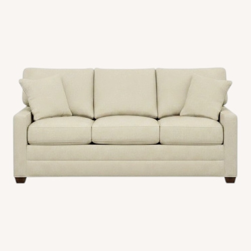 Used Ethan Allen Natural Fabric 3+ Seater Sofa for sale on AptDeco