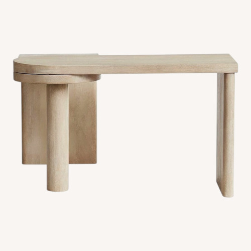 Used Pottery Barn Cayman L-Shape Rotating Desk 50" for sale on AptDeco